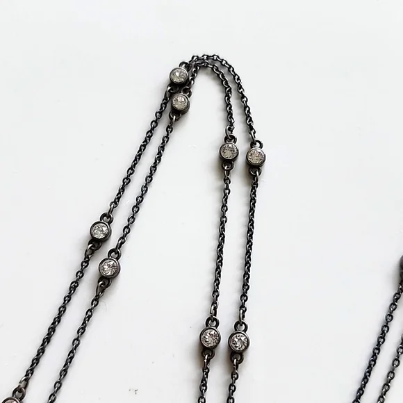 Touchstone Crystal Timeless Treasure necklace Silver Ox - Picture 3 of 5